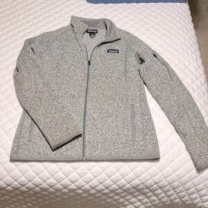 Patagonia Full Zip Gray Fleece Jacket. Size Medium.